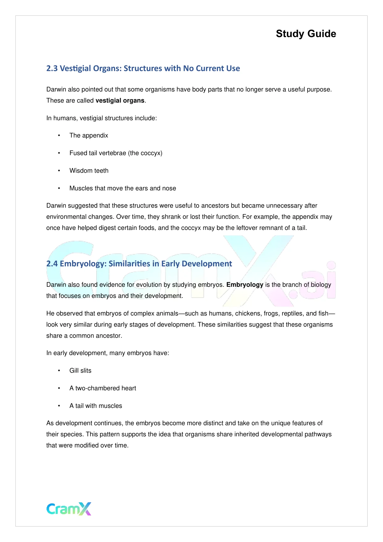 Biology - Principles of Evolution - Page 5 preview image