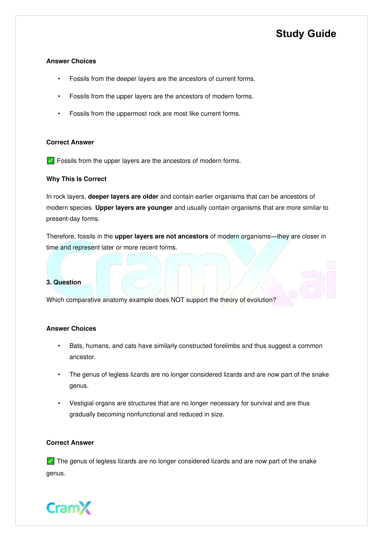 Biology - Principles of Evolution - Page 8 preview image