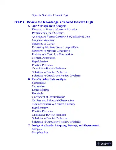 5 Steps to a 5: AP Statistics 2024 (2024) - Page 12 preview image