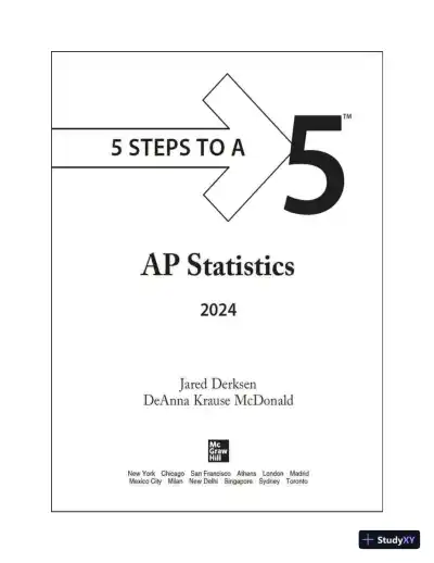 5 Steps to a 5: AP Statistics 2024 (2024) - Page 6 preview image