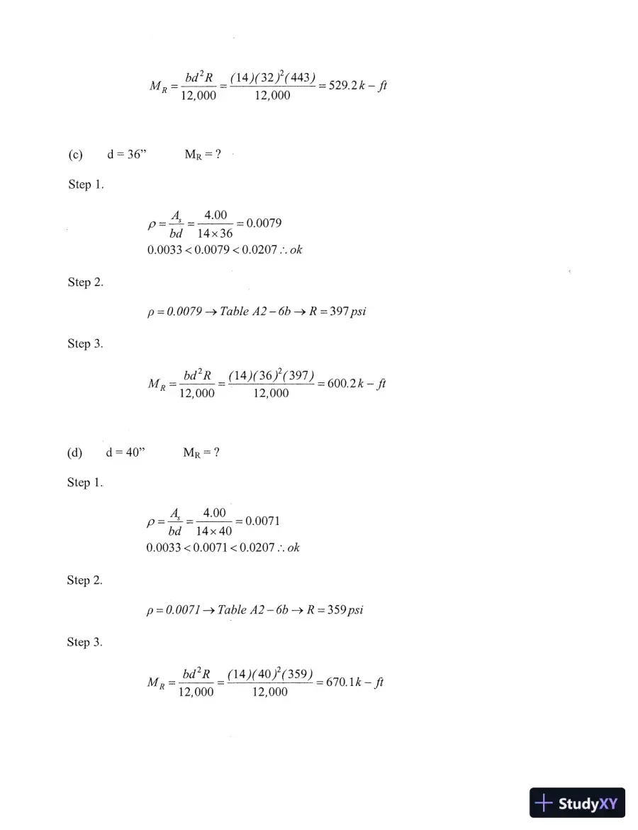 Solution Manual for Concrete Structures, HAR/CDR Edition, page 12