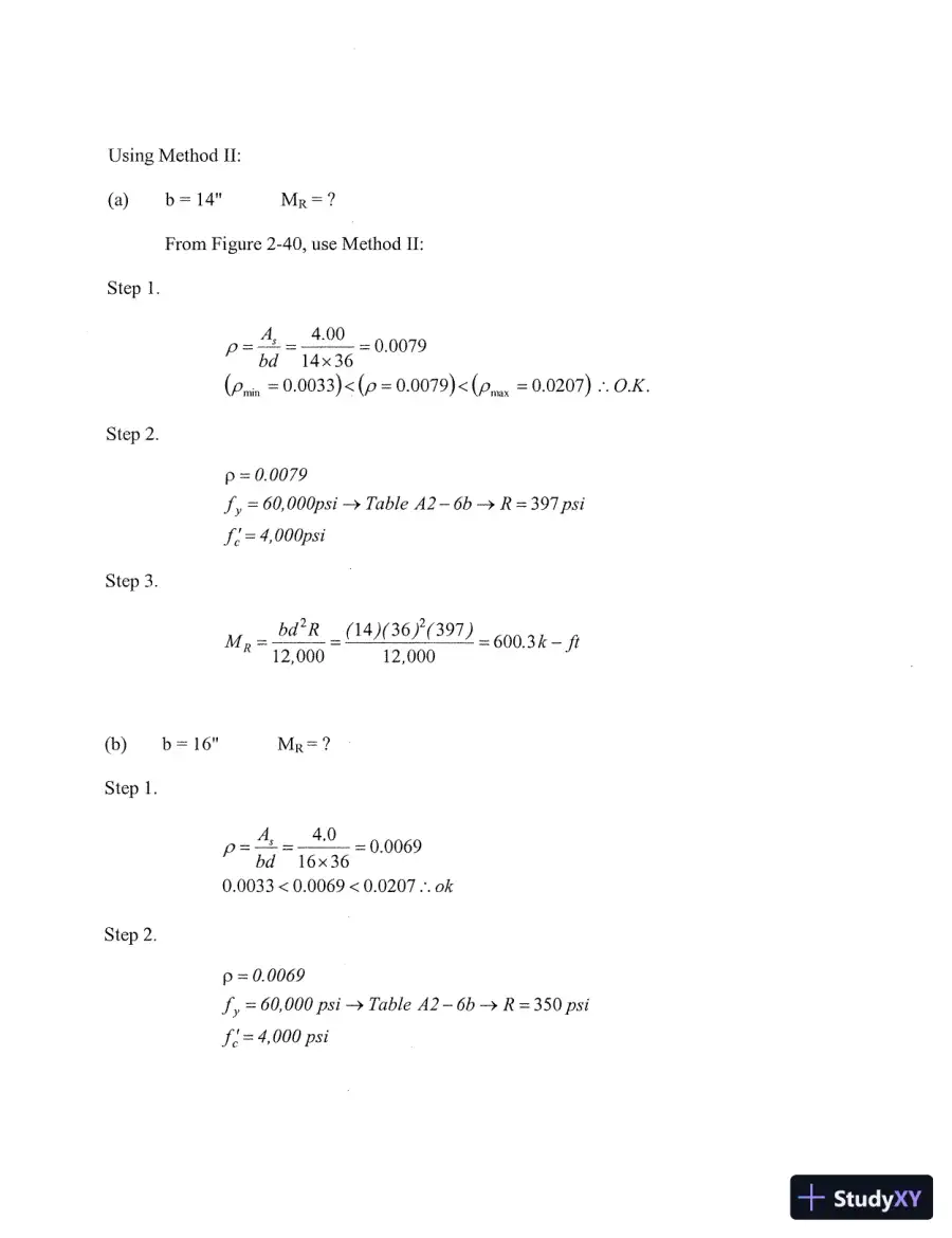 Solution Manual for Concrete Structures, HAR/CDR Edition, page 16