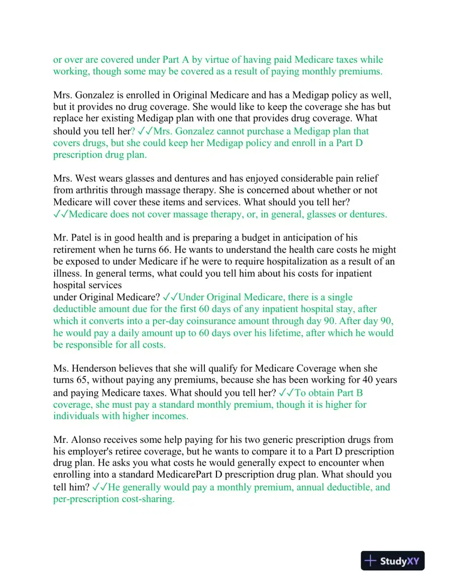 2023-2024 AHIP Nursing Diagnosis Final Exam With Answers (105 Solved Questions), page 3