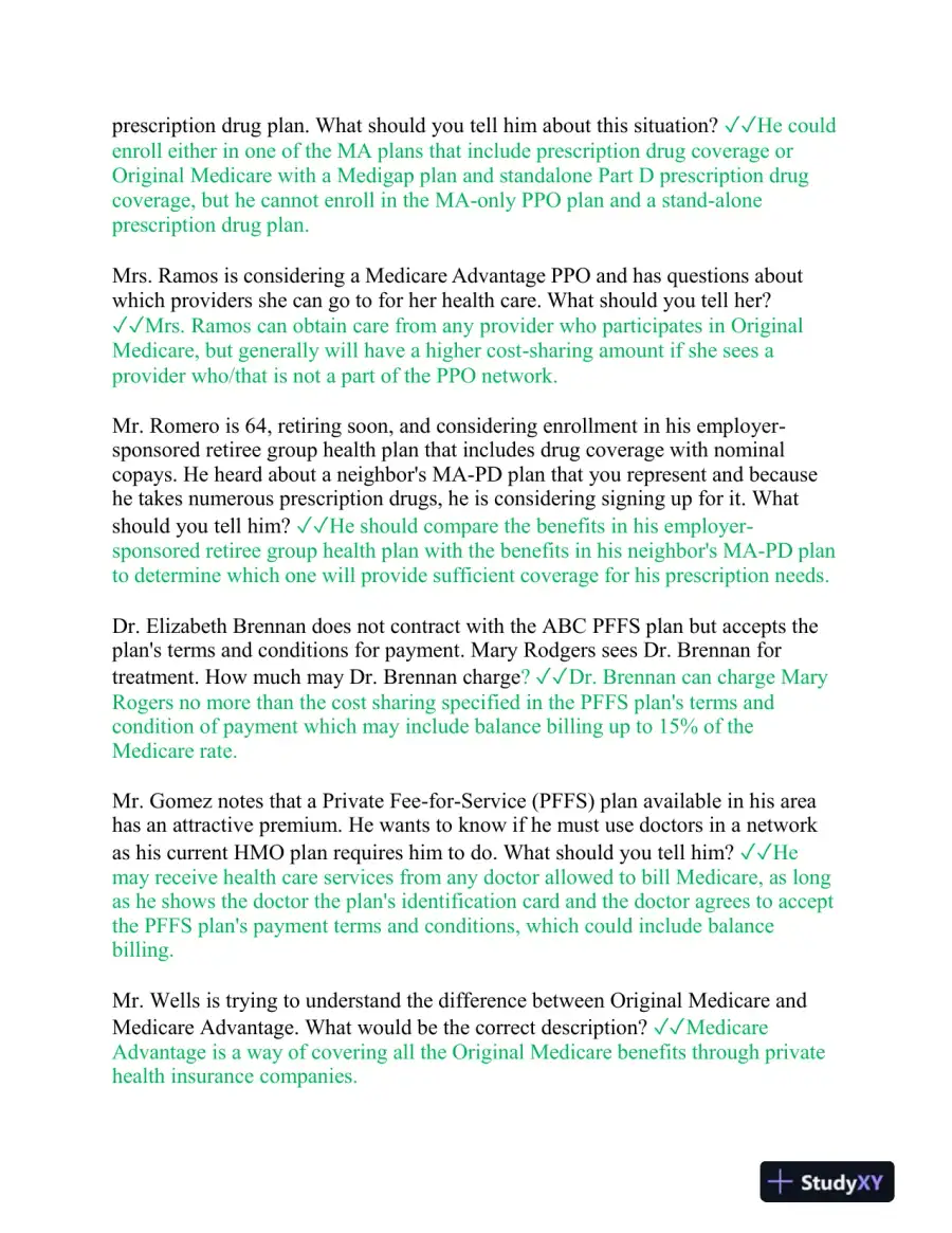 2023-2024 AHIP Nursing Diagnosis Final Exam With Answers (105 Solved Questions), page 6