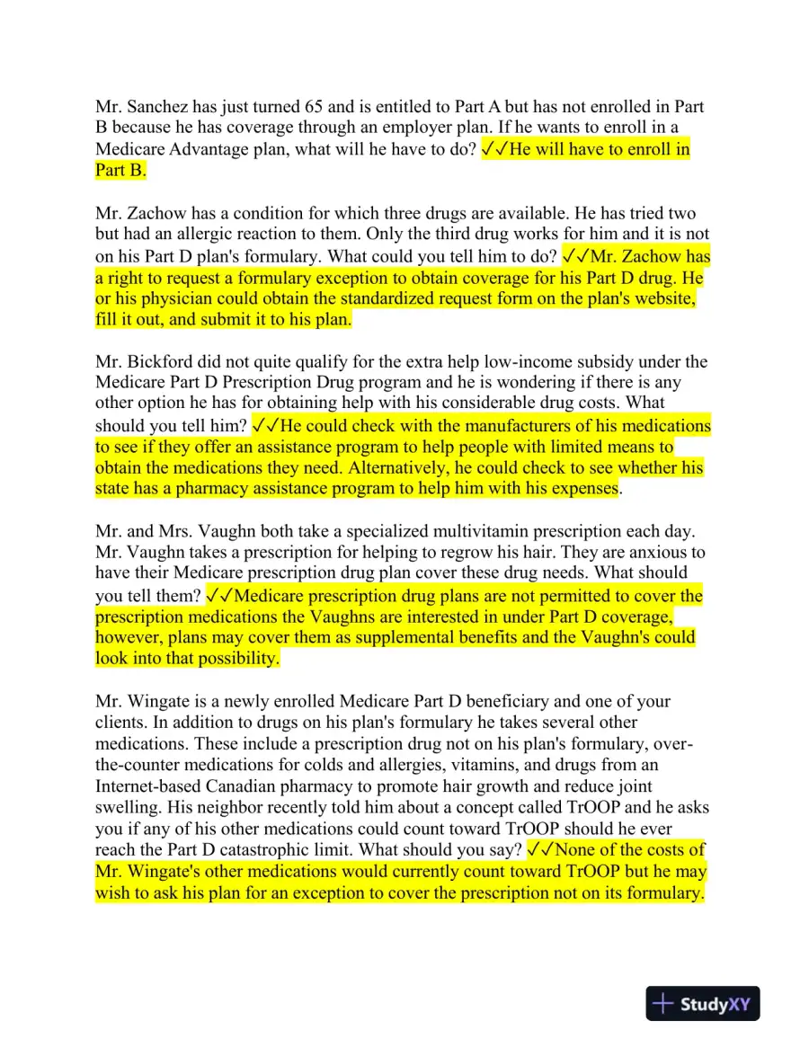 2023-2024 AHIP Nursing Diagnosis Final Exam With Answers (105 Solved Questions), page 9