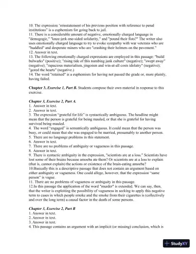 A Practical Study Of Argument, Audiobook : CD For Computer Solution Manual - Page 13 preview image