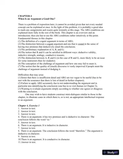 A Practical Study Of Argument, Audiobook : CD For Computer Solution Manual - Page 16 preview image