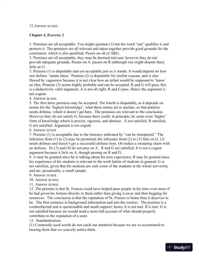 A Practical Study Of Argument, Audiobook : CD For Computer Solution Manual - Page 17 preview image