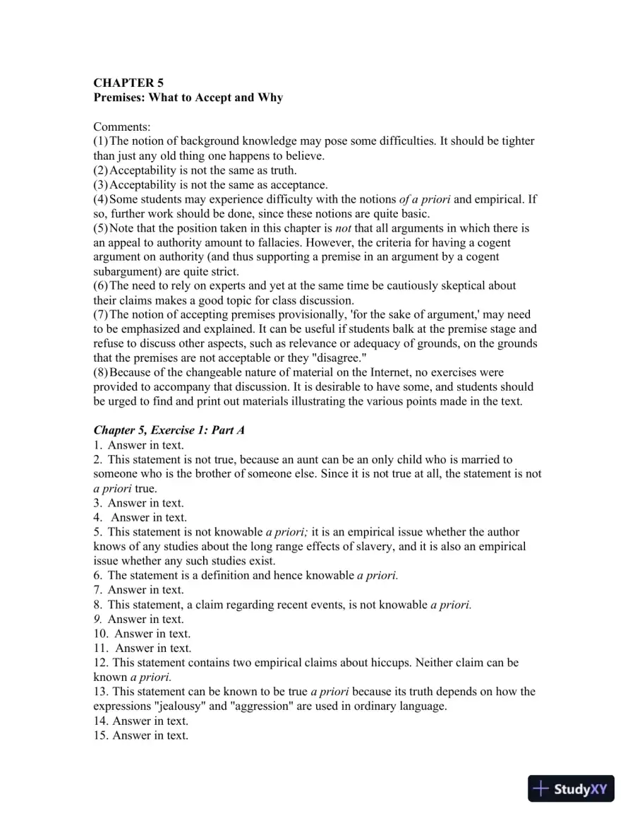 A Practical Study Of Argument, Audiobook : CD For Computer Solution Manual, page 20