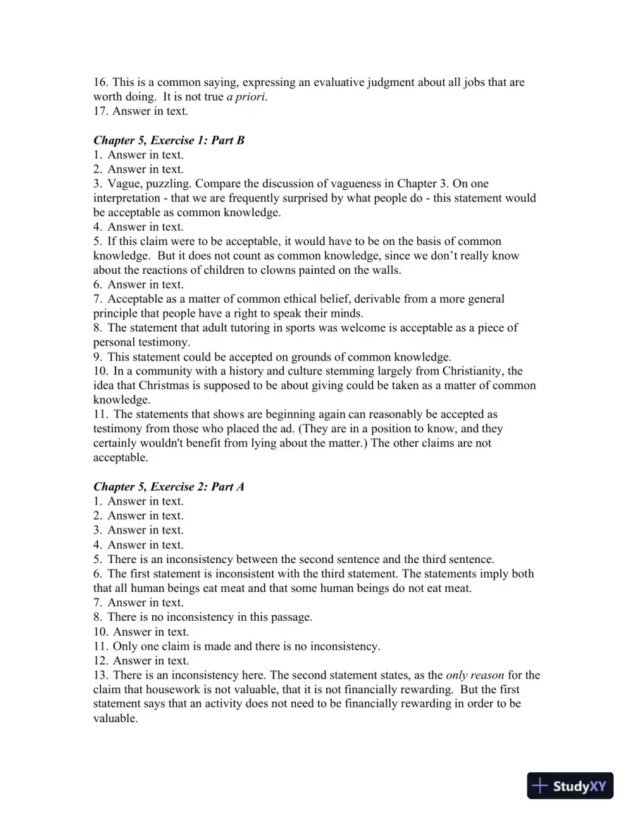 A Practical Study Of Argument, Audiobook : CD For Computer Solution Manual, page 21