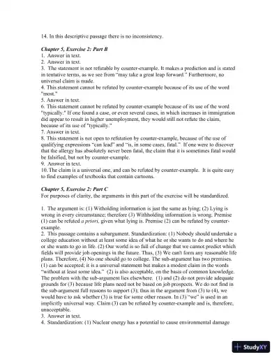 A Practical Study Of Argument, Audiobook : CD For Computer Solution Manual - Page 22 preview image