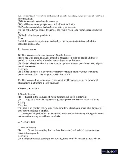 A Practical Study Of Argument, Audiobook : CD For Computer Solution Manual - Page 7 preview image