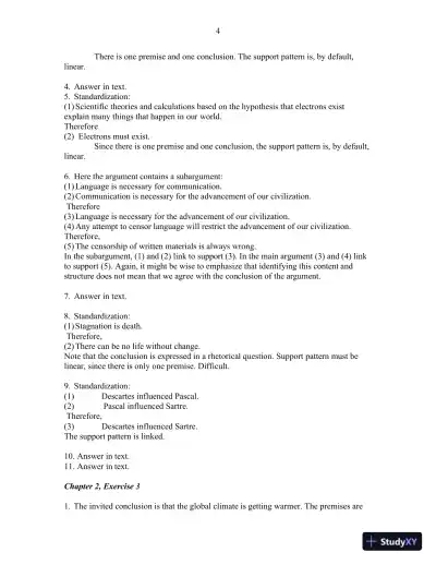 A Practical Study Of Argument, Audiobook : CD For Computer Solution Manual - Page 8 preview image