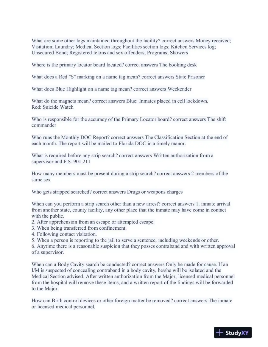 2023-2024 Criminal Law Sergeant Exam With Answers (95 Solved Questions), page 3