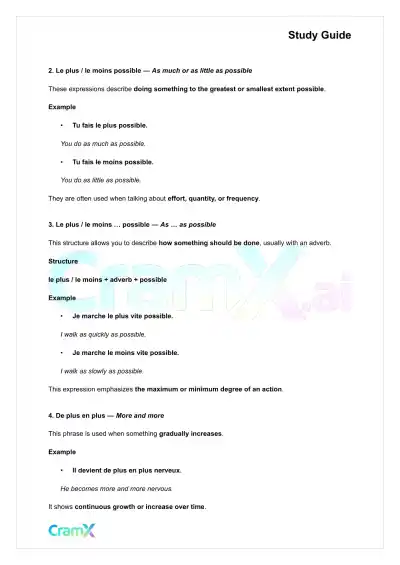 French I - Comparisons - Page 4 preview image