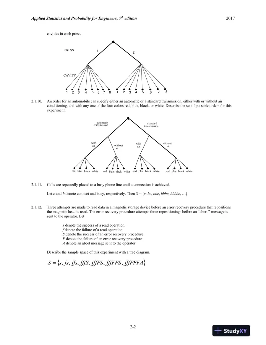 Solution Manual for Applied Statistics and Probability for Engineers, 7th Edition, page 3