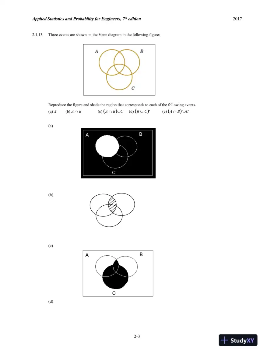 Solution Manual for Applied Statistics and Probability for Engineers, 7th Edition, page 4