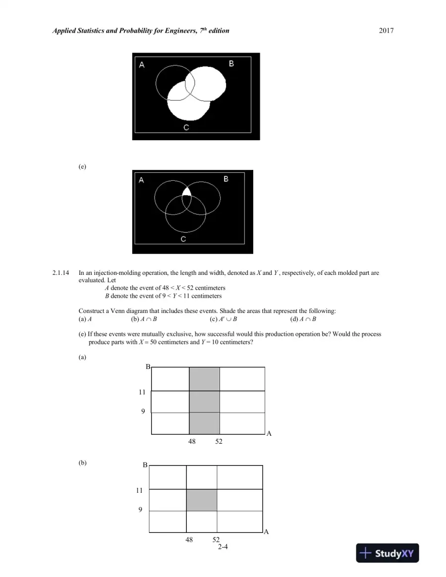 Solution Manual for Applied Statistics and Probability for Engineers, 7th Edition, page 5