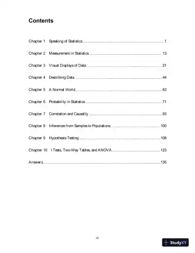 Statistical Reasoning for Everyday Life, 5th Edition Test Bank - Page 3 preview image
