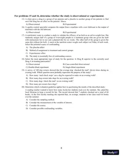 Statistical Reasoning for Everyday Life, 5th Edition Test Bank - Page 9 preview image