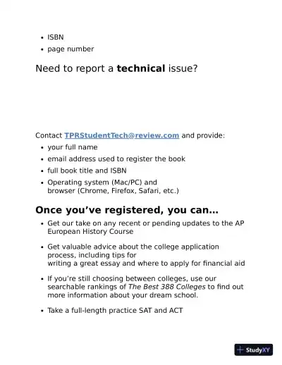 Princeton Review AP European History Prep, - The Princeton Review (2022) - Page 12 preview image