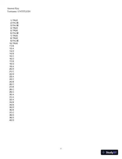 Test Bank for Organizational Behavior And Management In Law Enforcement, 4th Edition - Page 6 preview image