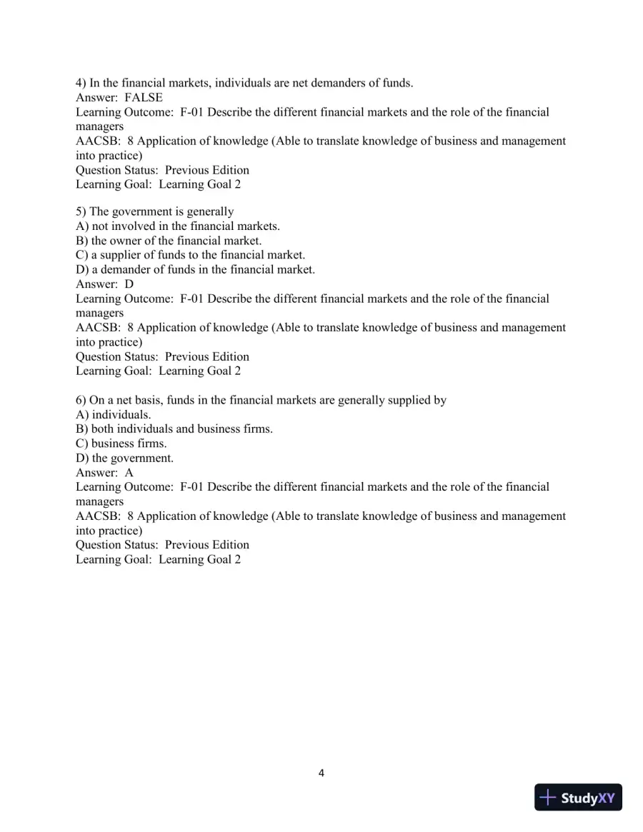 Test Bank For Fundamentals of Investing, 13th Edition, page 5