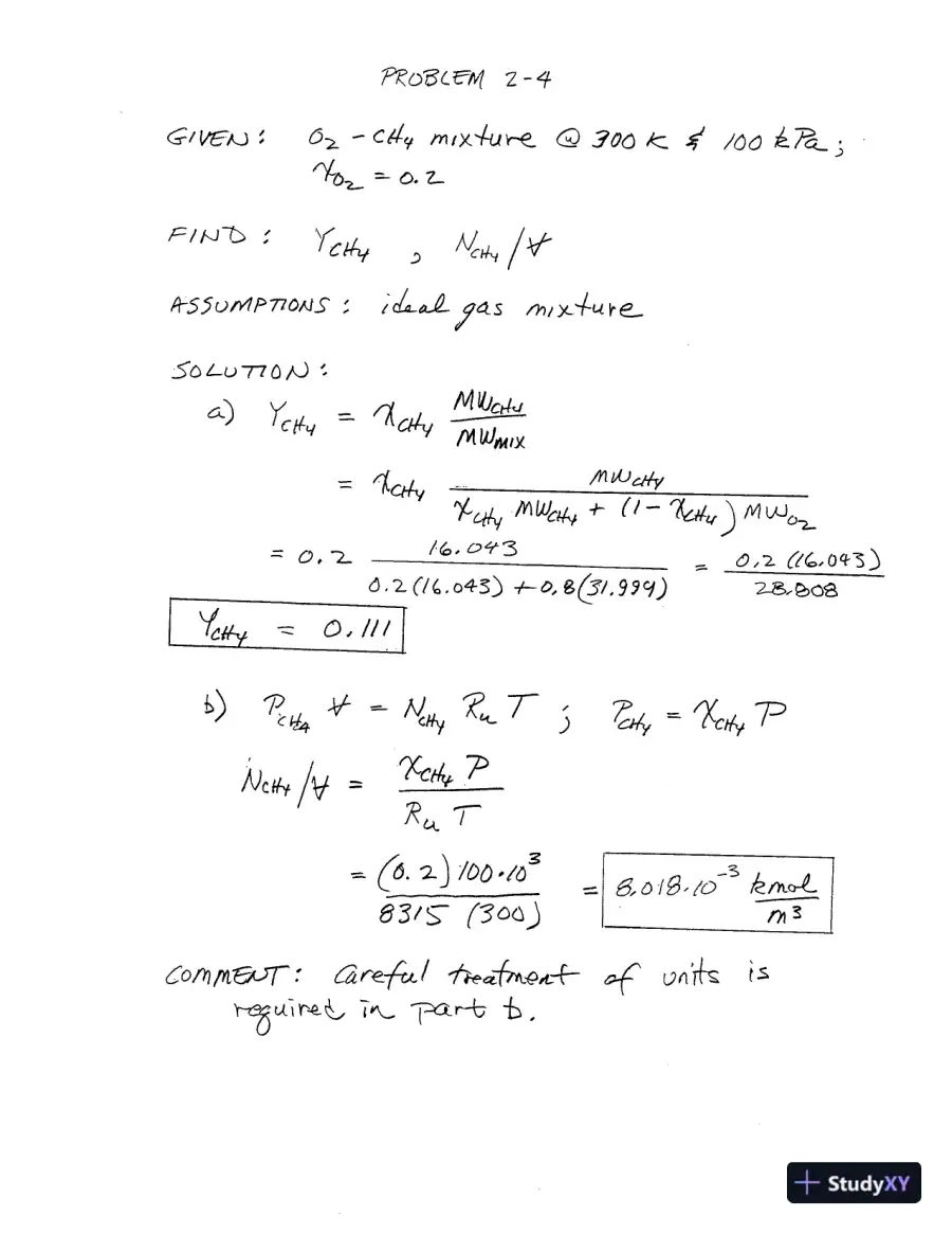 Solution Manual For An Introduction To Combustion: Concepts And Applications, 3rd Edition, page 7