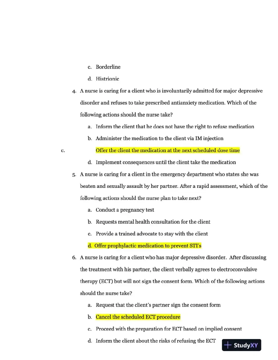 2023 ATI PN Comprehensive Exam with Answers (180 Solved Questions), page 3