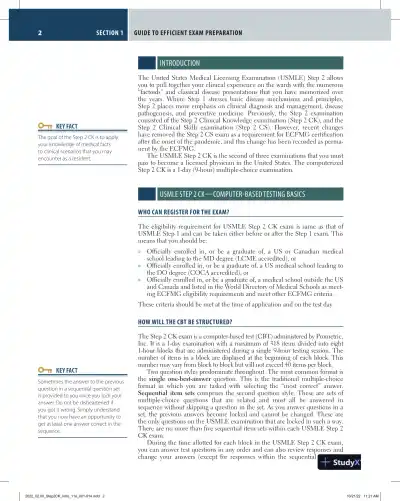 First Aid for the USMLE Step 2 Ck, Eleventh Edition (2022) - Page 16 preview image