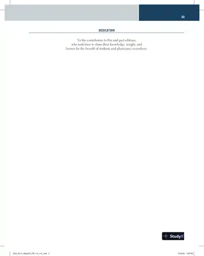 First Aid for the USMLE Step 2 Ck, Eleventh Edition (2022) - Page 5 preview image