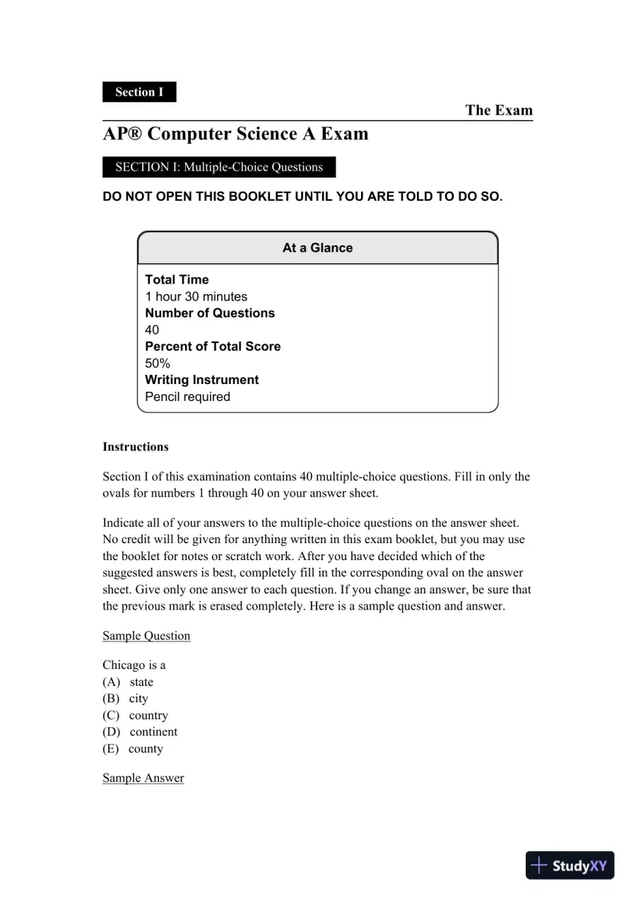 Princeton Review AP Computer Science a Prep (College Test Preparation), 8th Edition (2023), page 23