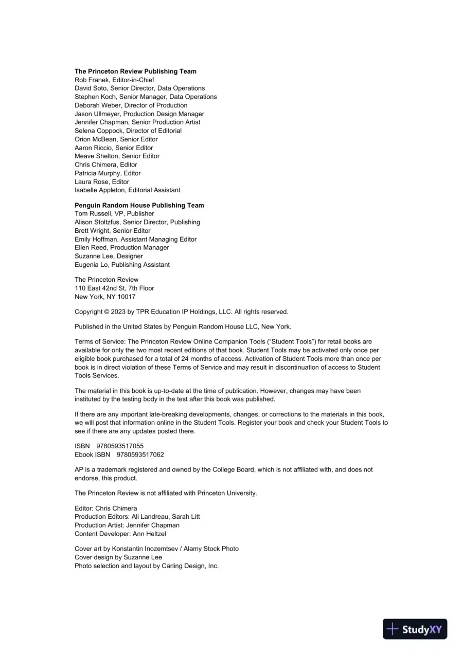 Princeton Review AP Computer Science a Prep (College Test Preparation), 8th Edition (2023), page 4