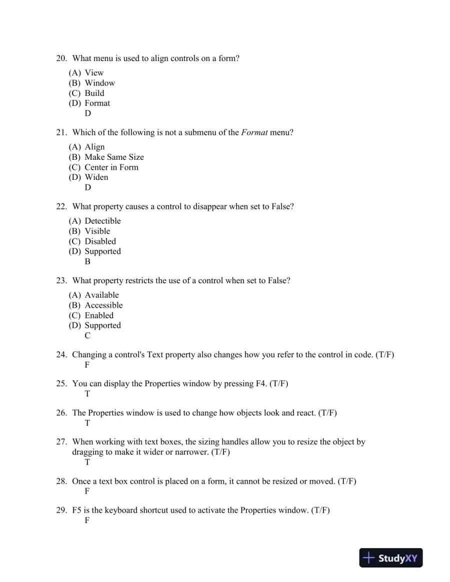 Test Bank for Introduction to Programming Using Visual Basic, 11th Edition, page 12