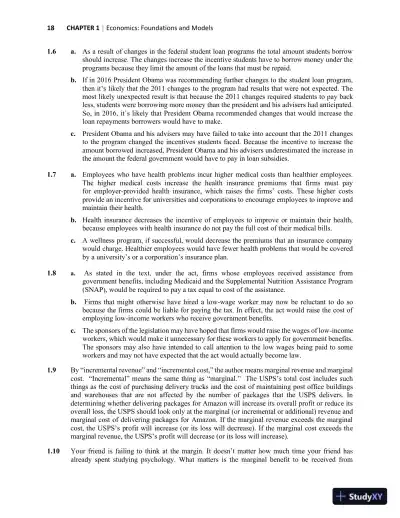 Solution Manual for Microeconomics, 8th edition - Page 28 preview image
