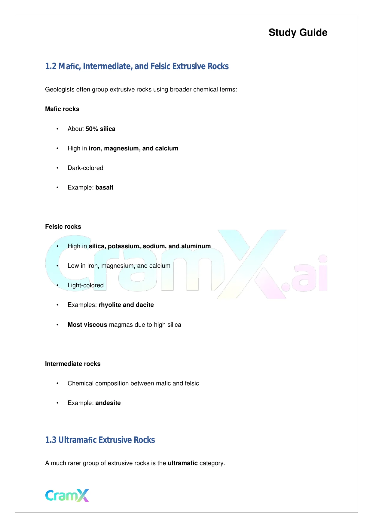 Geology - Igneous Rocks - Page 3 preview image