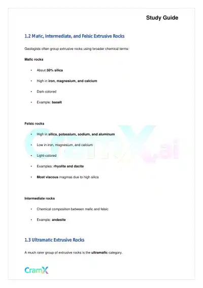 Geology - Igneous Rocks - Page 3 preview image