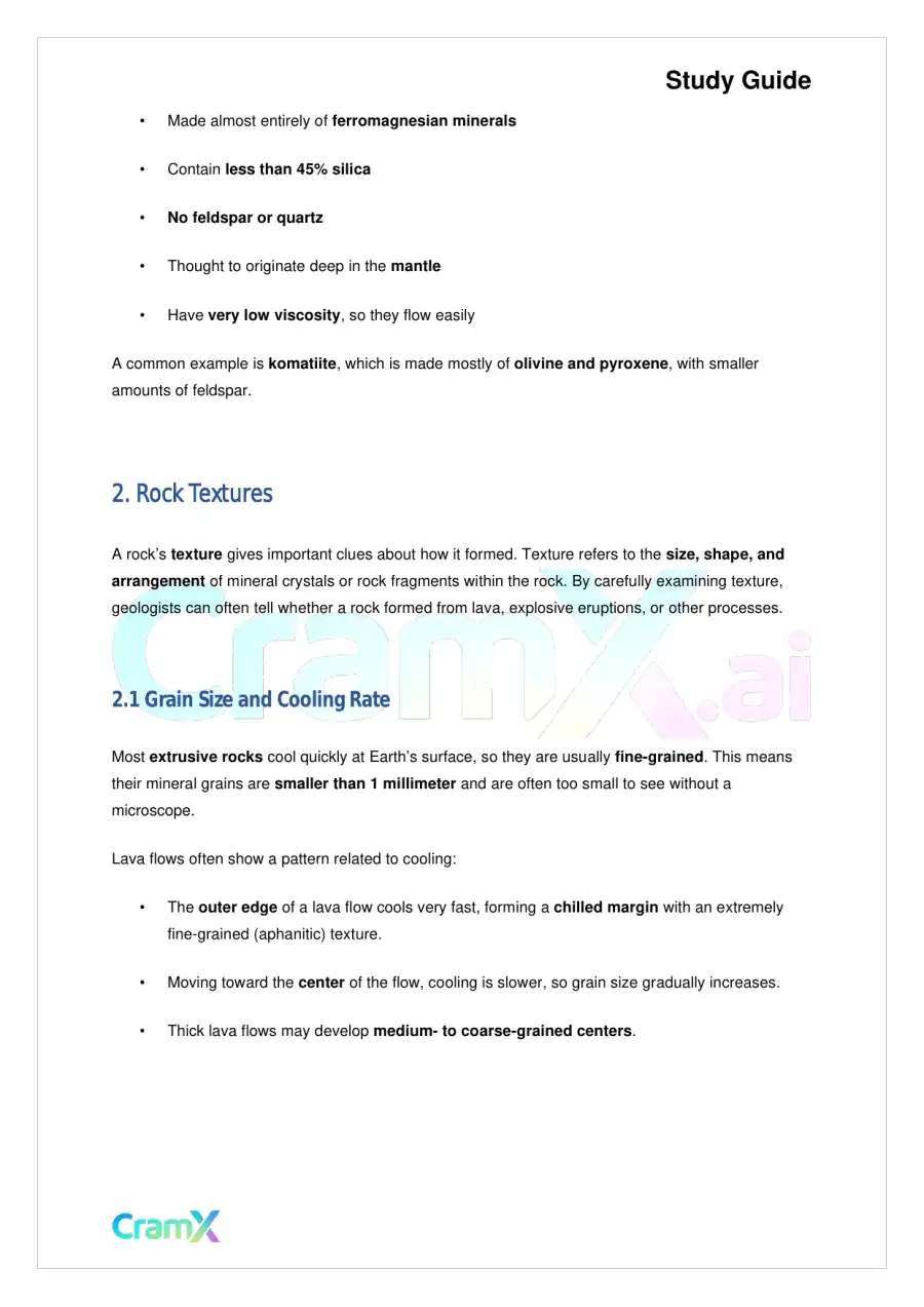 Geology - Igneous Rocks, page 4