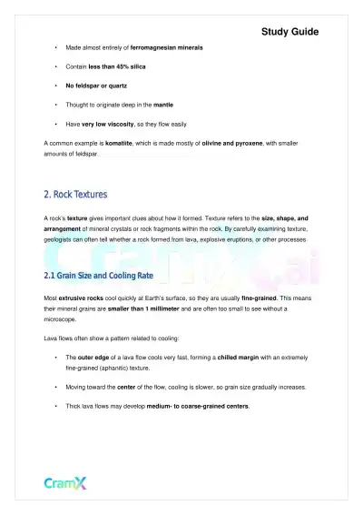 Geology - Igneous Rocks - Page 4 preview image