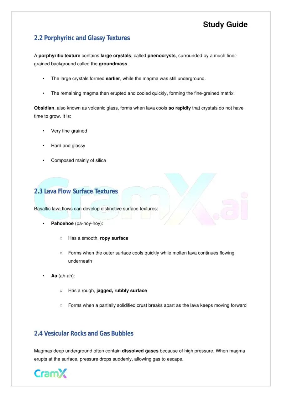 Geology - Igneous Rocks, page 5