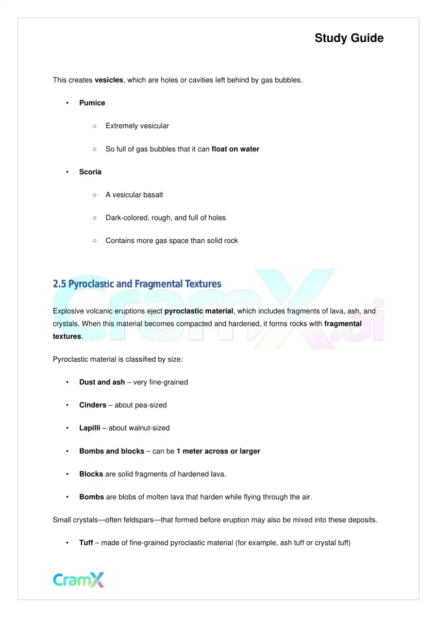 Geology - Igneous Rocks, page 6