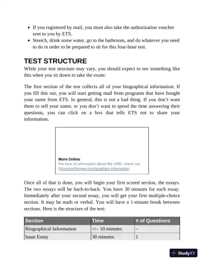 Princeton Review GRE Prep, 2024: 5 Practice Tests + Review and Techniques (2023) - Page 26 preview image