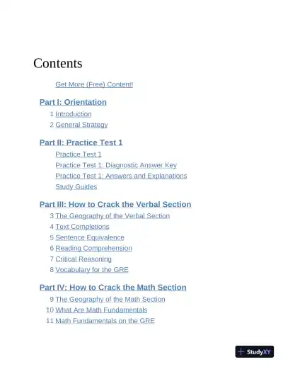 Princeton Review GRE Prep, 2024: 5 Practice Tests + Review and Techniques (2023) - Page 7 preview image