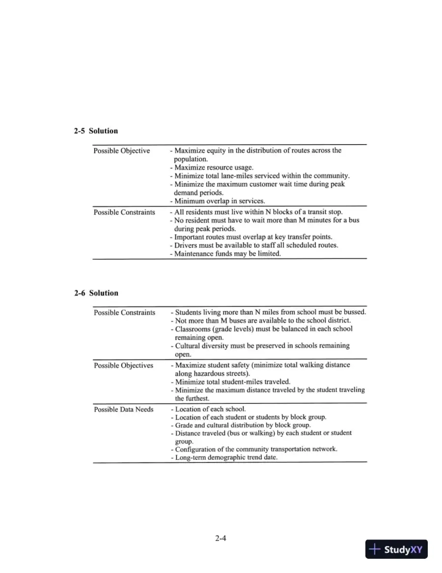 Solution Manual For Civil And Environmental Systems Engineering, 2nd Edition, page 11
