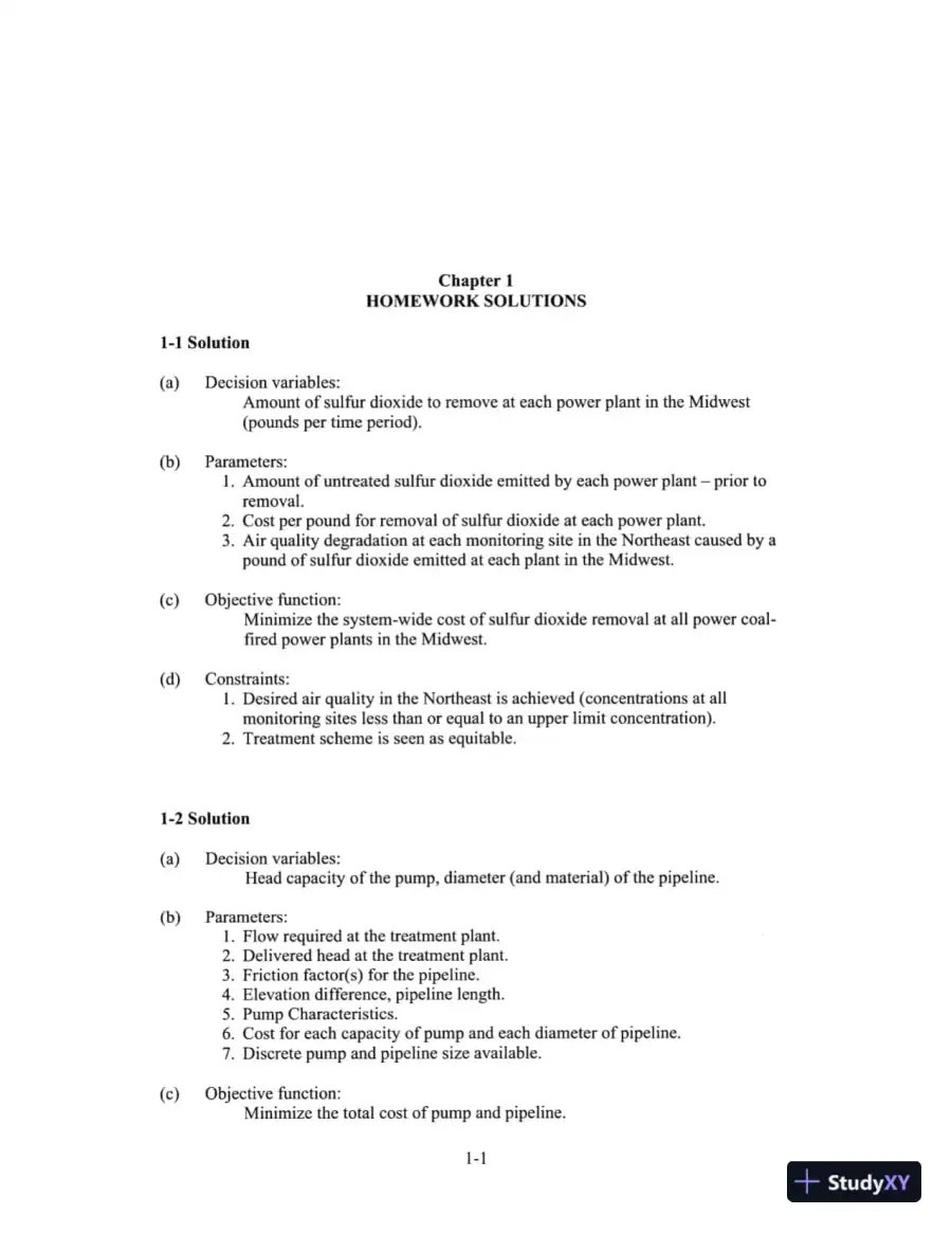 Solution Manual For Civil And Environmental Systems Engineering, 2nd Edition, page 3