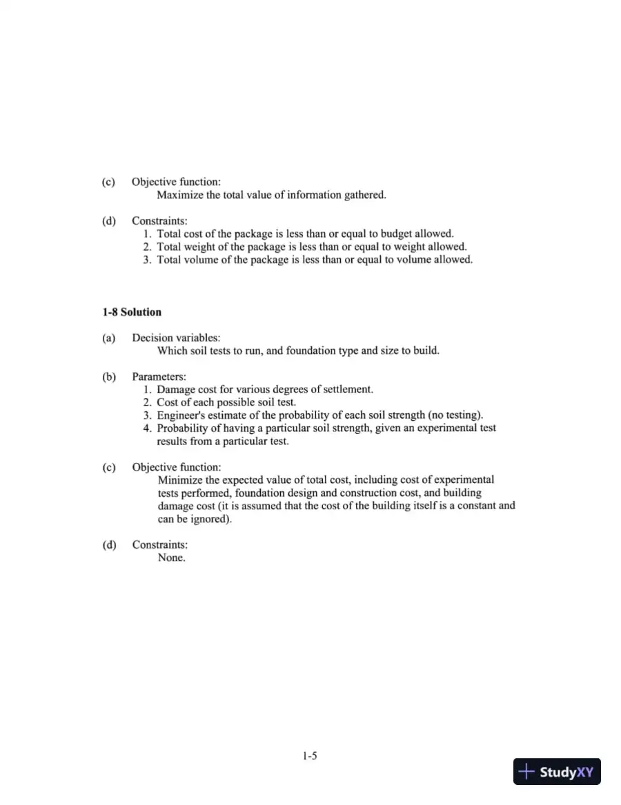 Solution Manual For Civil And Environmental Systems Engineering, 2nd Edition, page 7