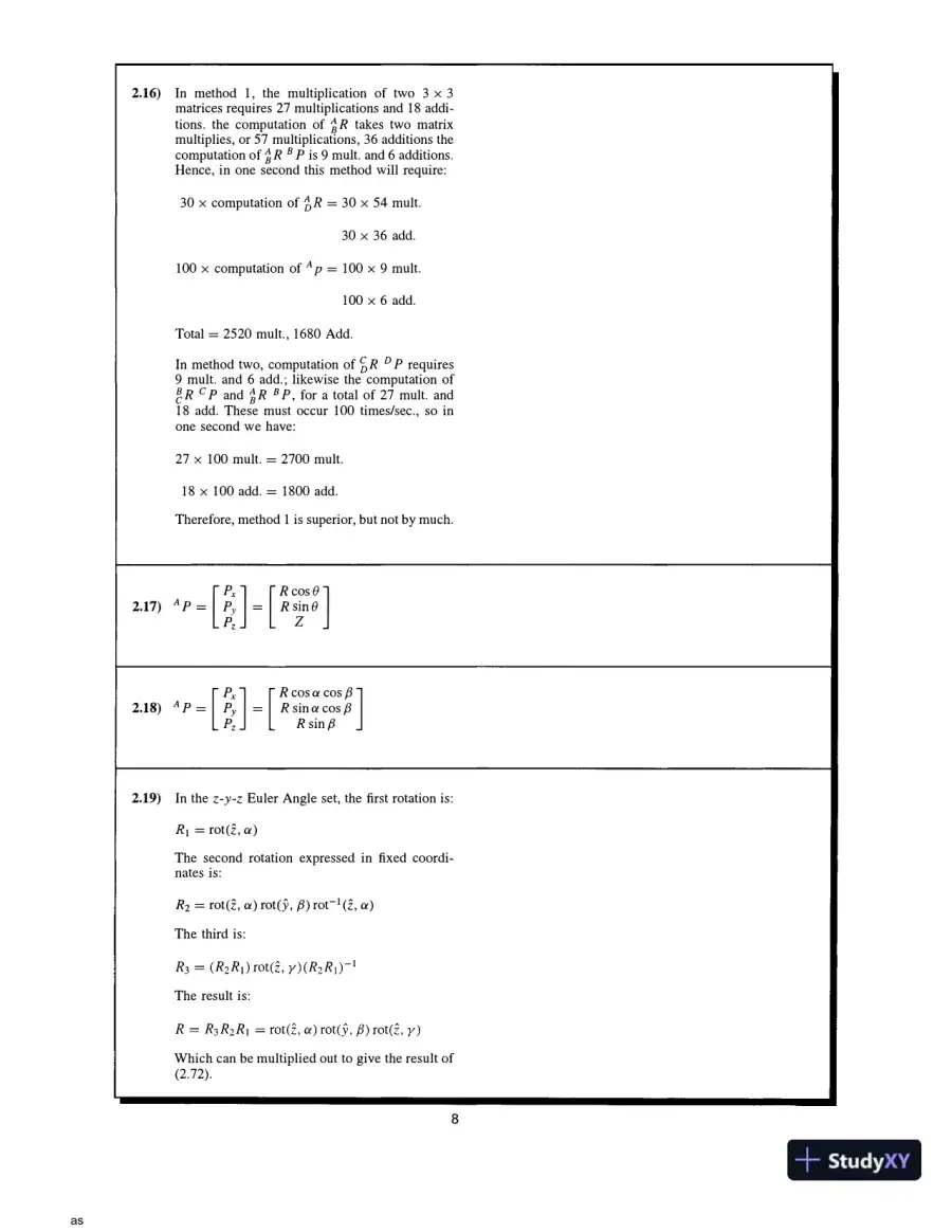 Solution Manual for Introduction to Robotics: Mechanics and Control, 4th Edition, page 10