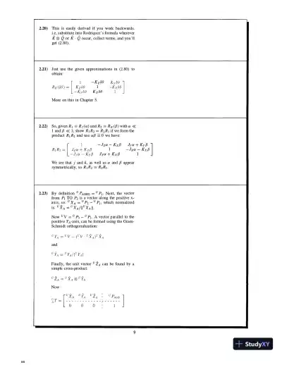 Solution Manual for Introduction to Robotics: Mechanics and Control, 4th Edition - Page 11 preview image