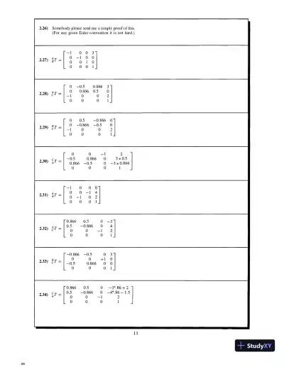 Solution Manual for Introduction to Robotics: Mechanics and Control, 4th Edition - Page 13 preview image