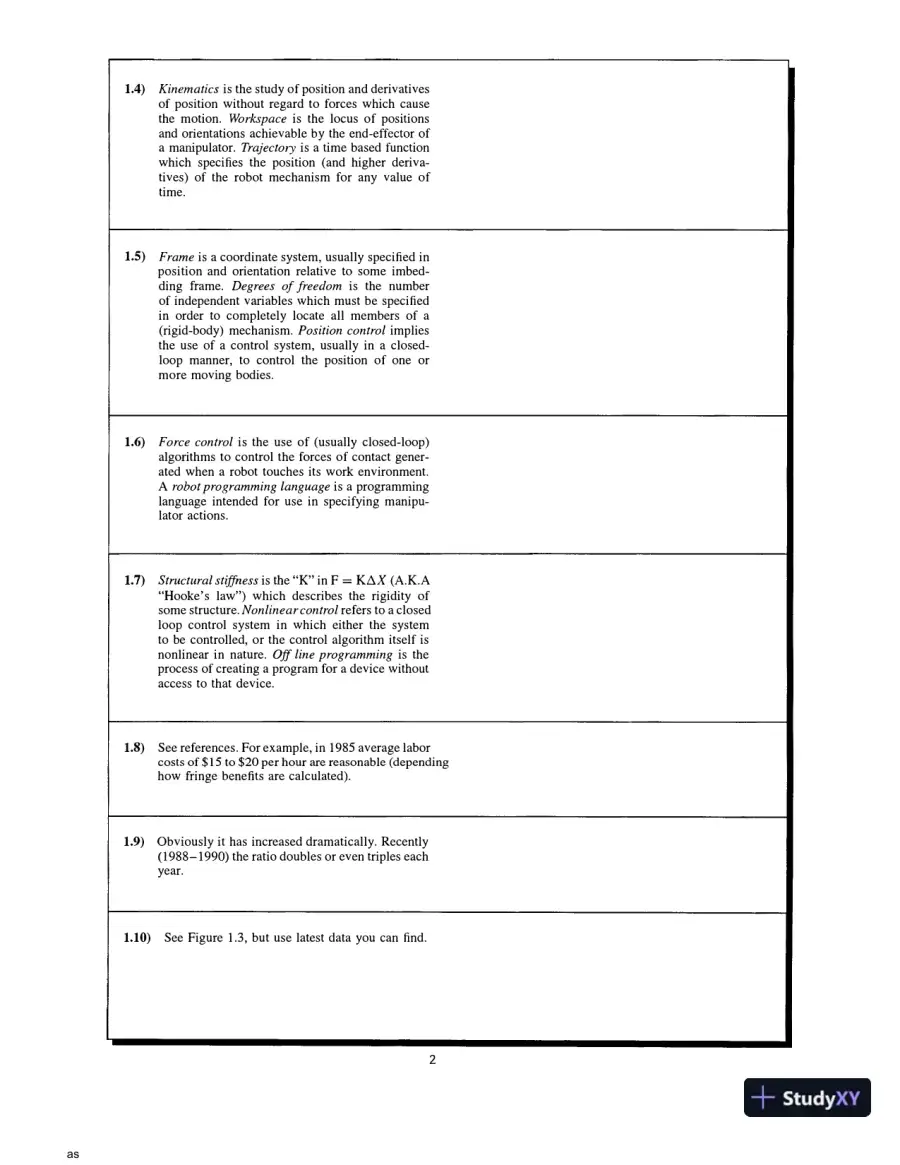 Solution Manual for Introduction to Robotics: Mechanics and Control, 4th Edition, page 3